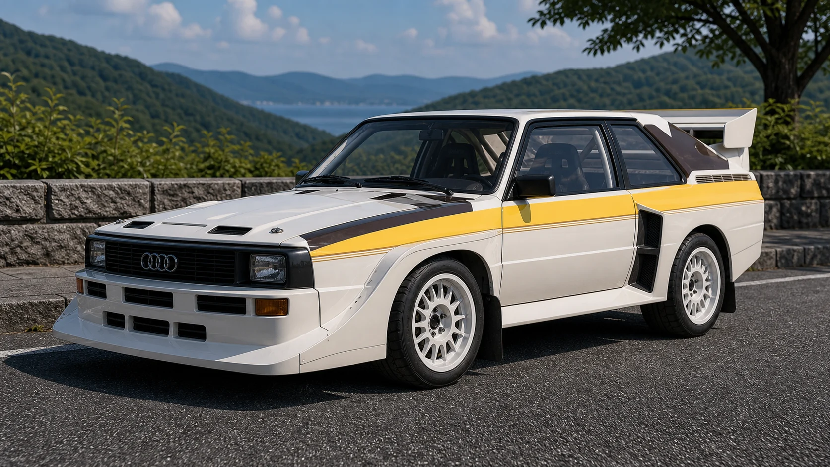 1986 Audi #2 Audi Sport quattro S1 generated display image