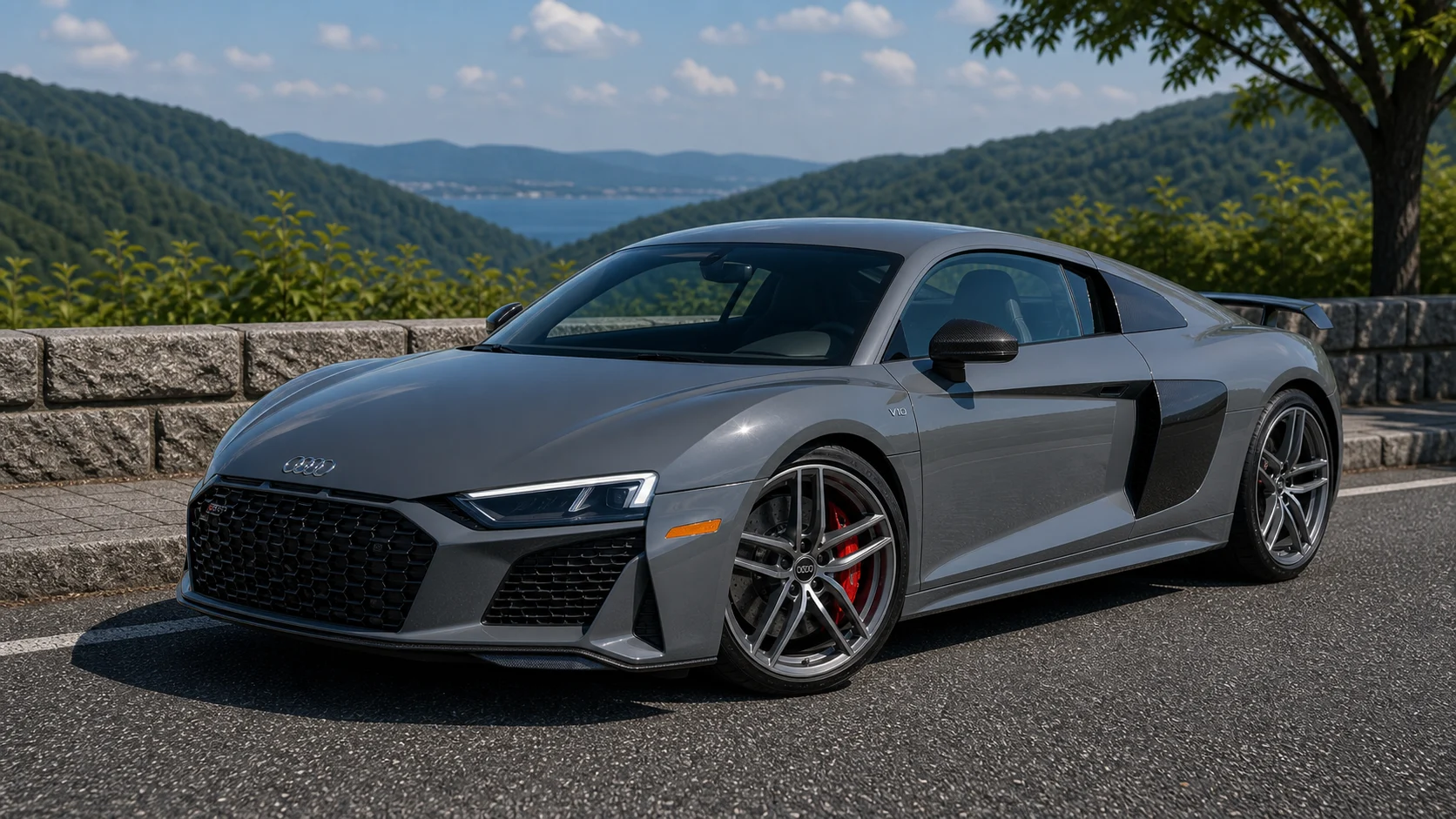 2020 Audi R8 V10 performance generated display image
