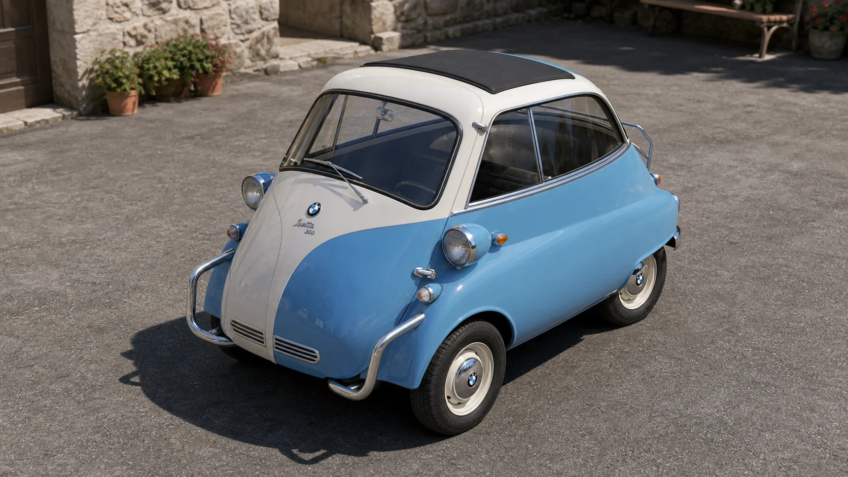 1957 BMW Isetta 300 Export generated display image