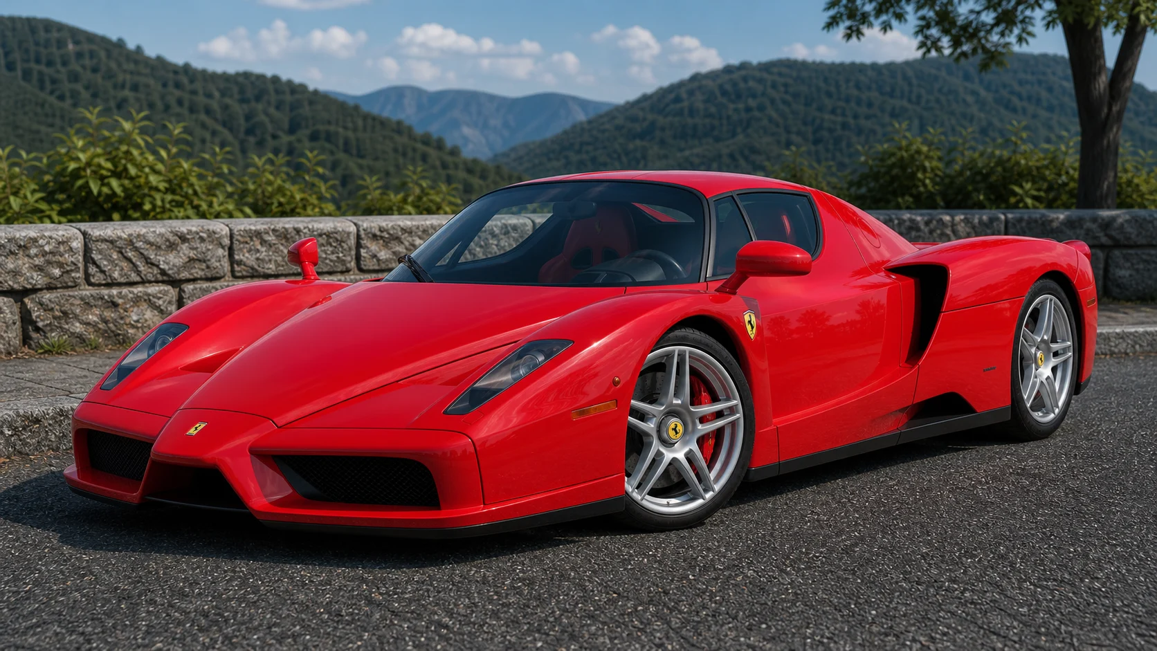 2002 Ferrari Enzo Ferrari generated display image