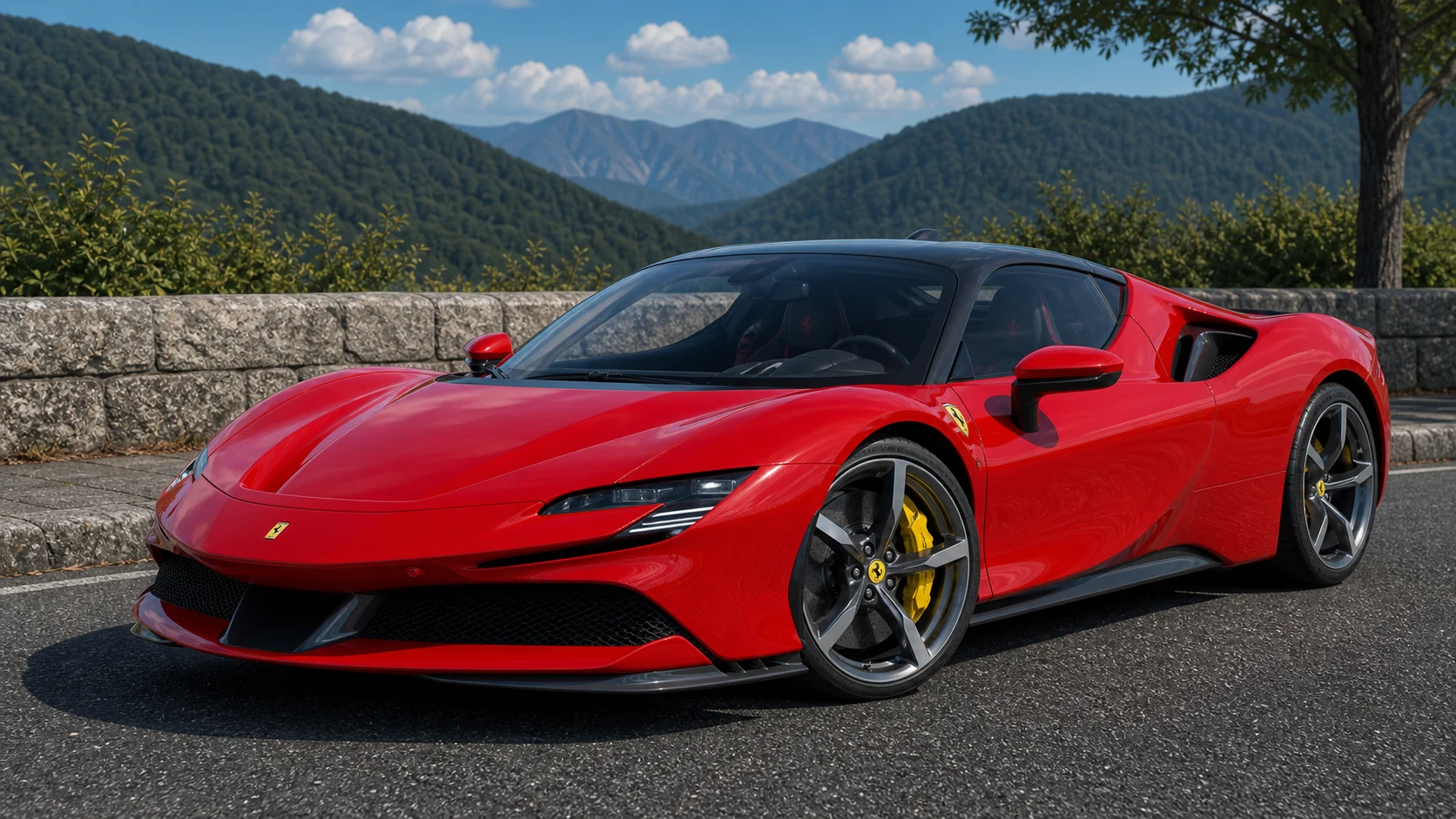 2020 Ferrari SF90 Stradale generated display image