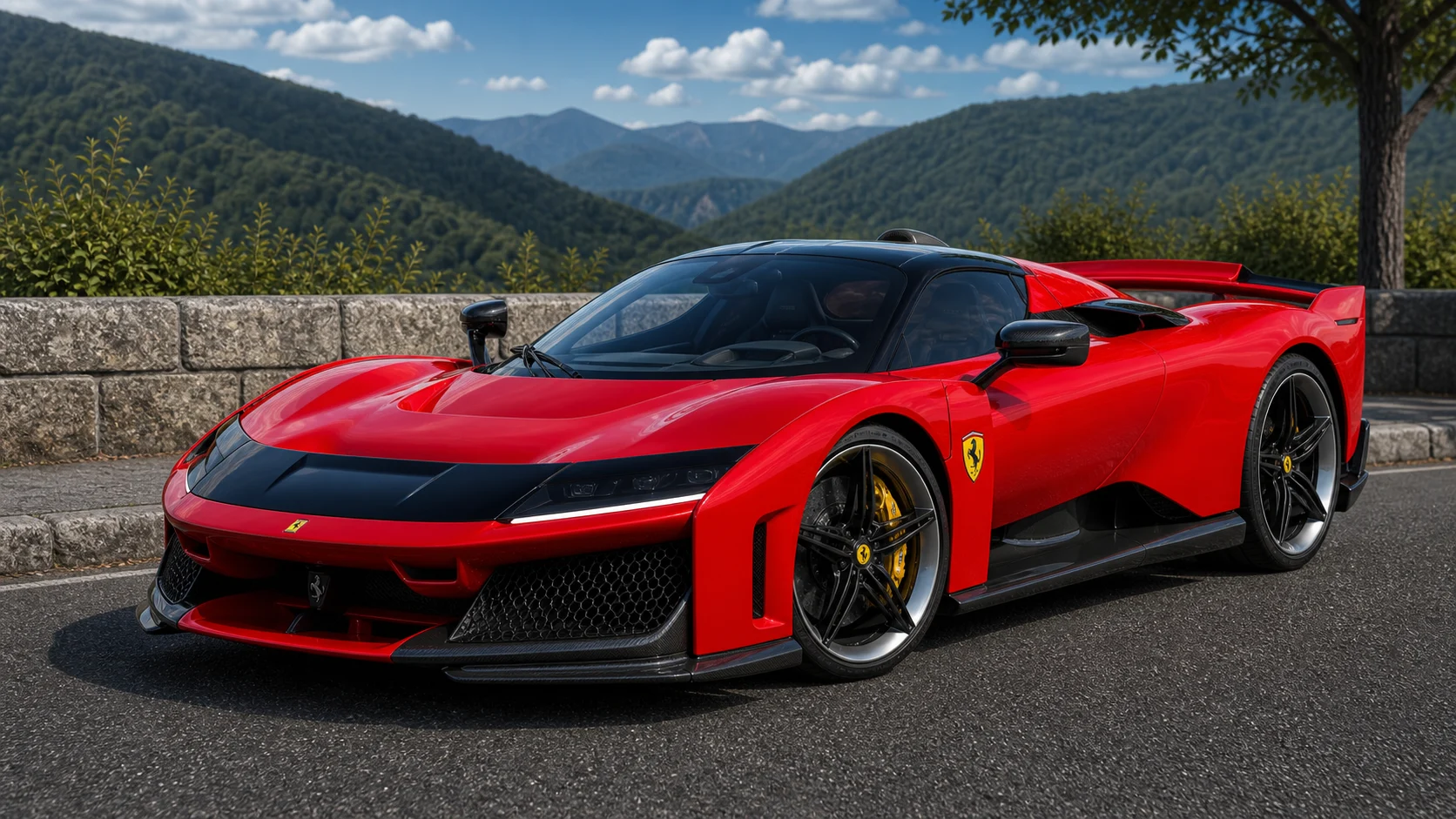 2025 Ferrari F80 generated display image
