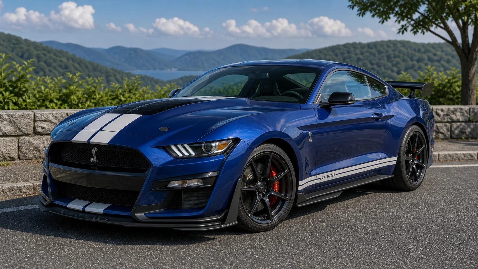 2020 Ford Mustang Shelby GT500 generated display image
