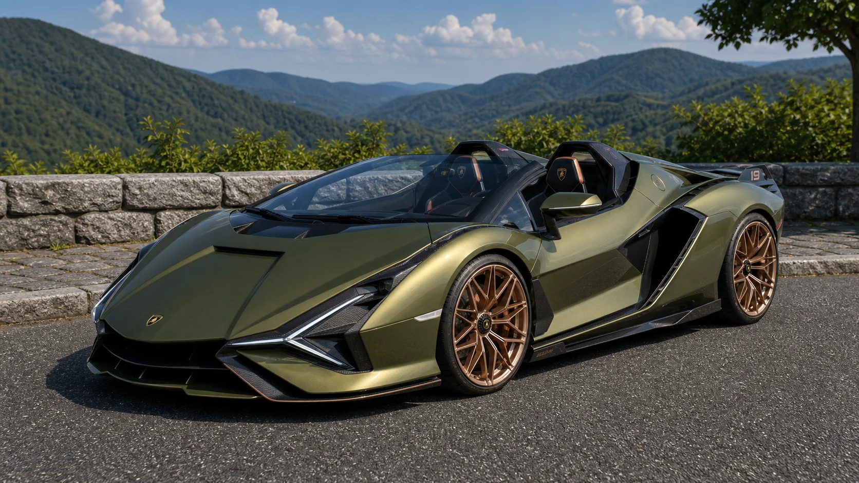 2020 Lamborghini Sián Roadster generated display image