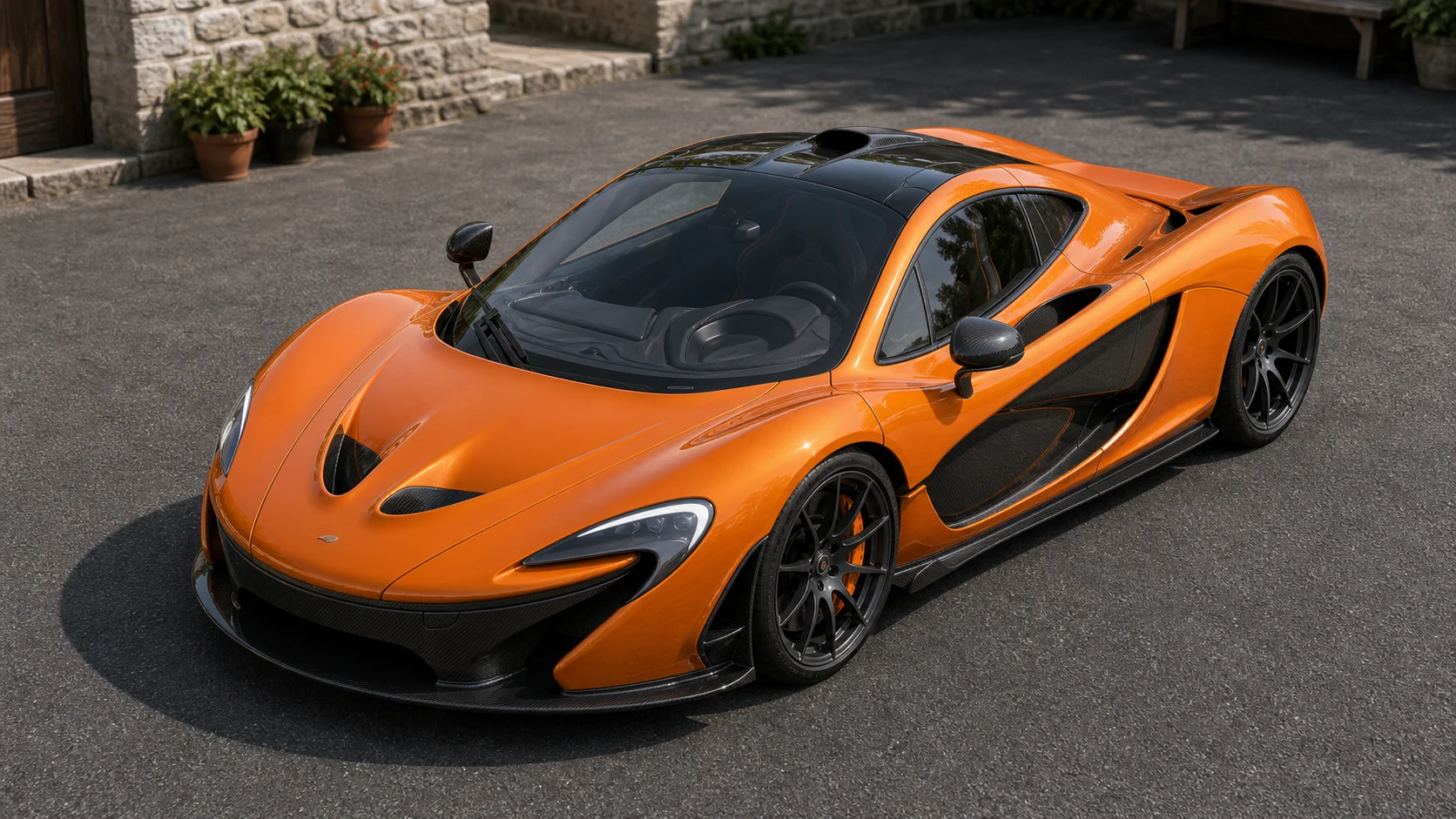 2013 McLaren P1 generated display image