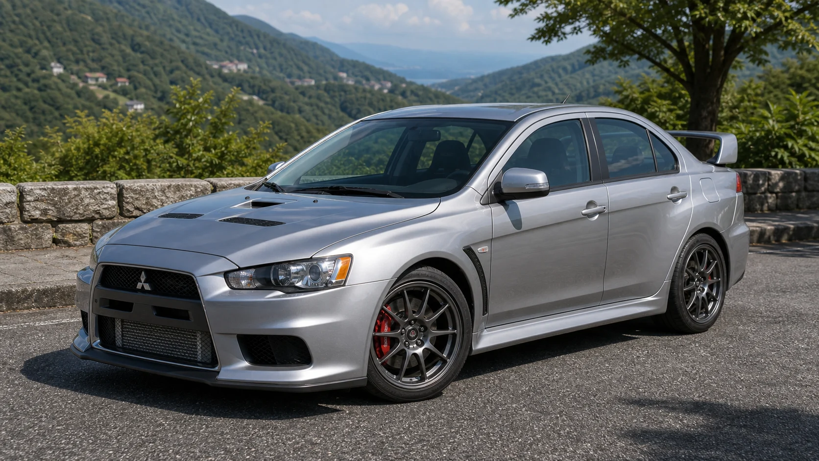 2008 Mitsubishi Lancer Evolution X GSR generated display image