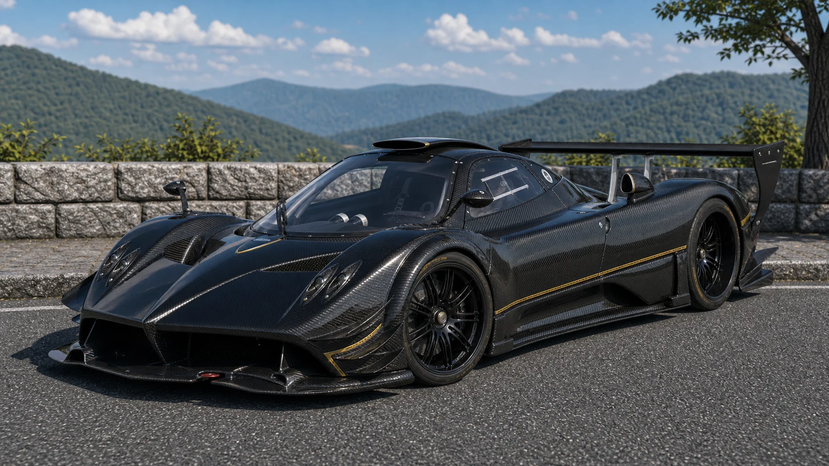 2009 Pagani Zonda R generated display image