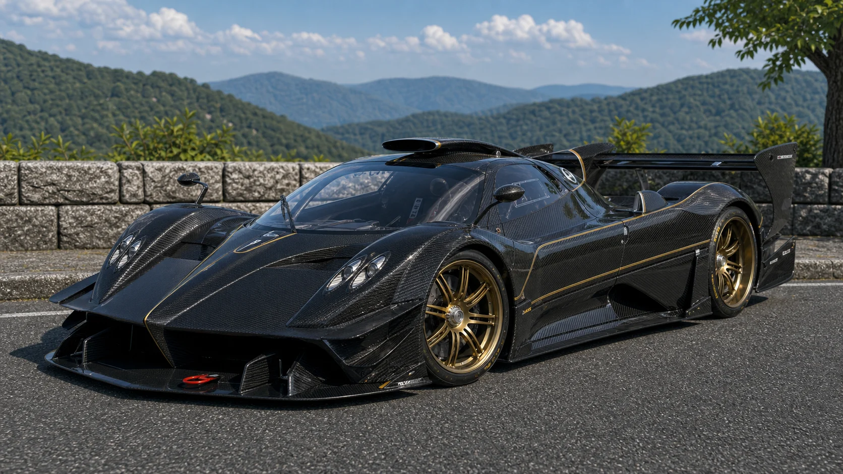 2021 Pagani Huayra R generated display image
