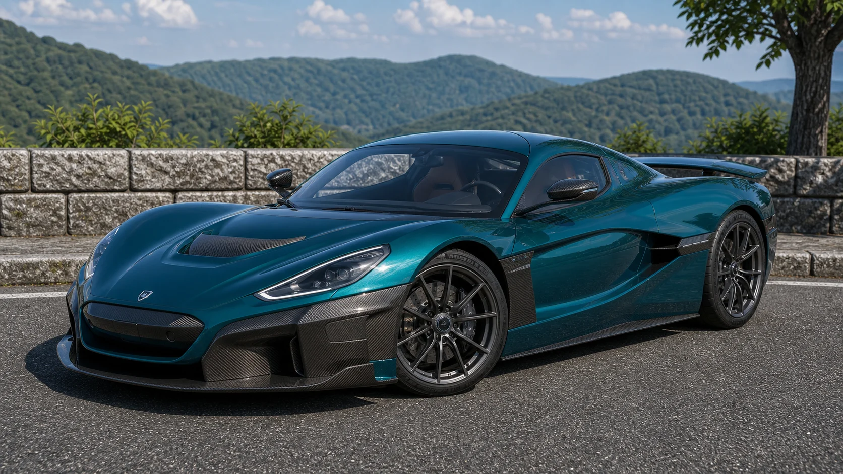 2021 Rimac Nevera generated display image