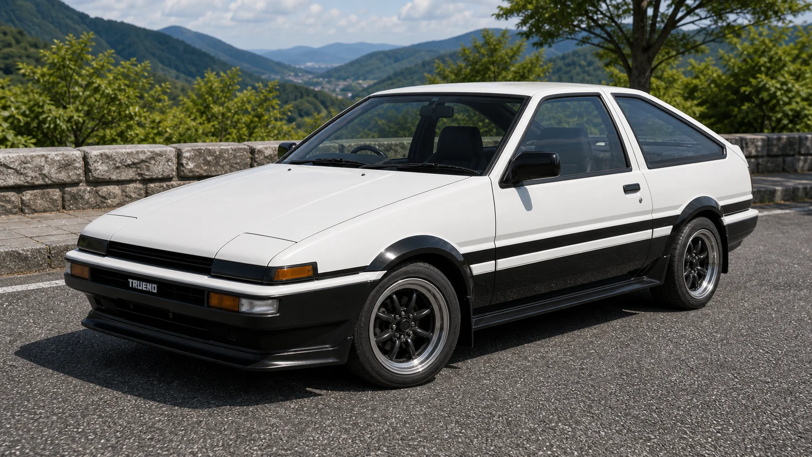 1985 Toyota Sprinter Trueno GT Apex generated display image